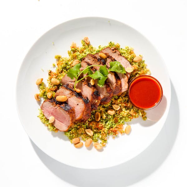 Grilled Korean Pork Tenderloin