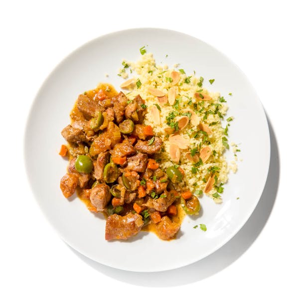 Braised Turkey with Apricot and Olives - TEST