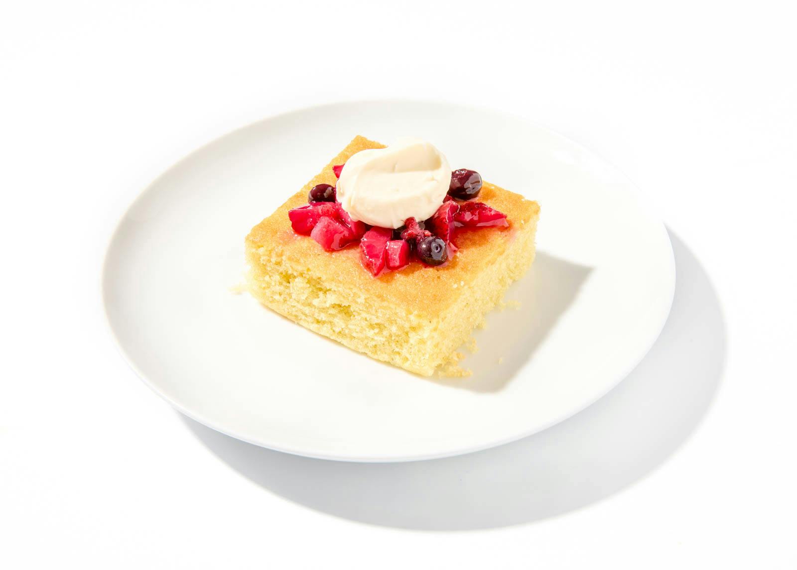 Olive Oil Cake with Key Lime Cream by John DeLucie