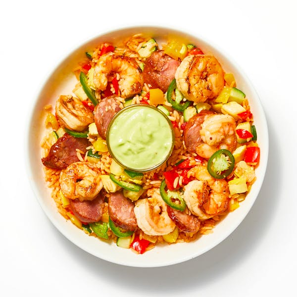 Mexican Shrimp & Chorizo Paella