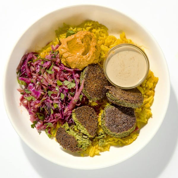 Rainbow Falafel Bowl