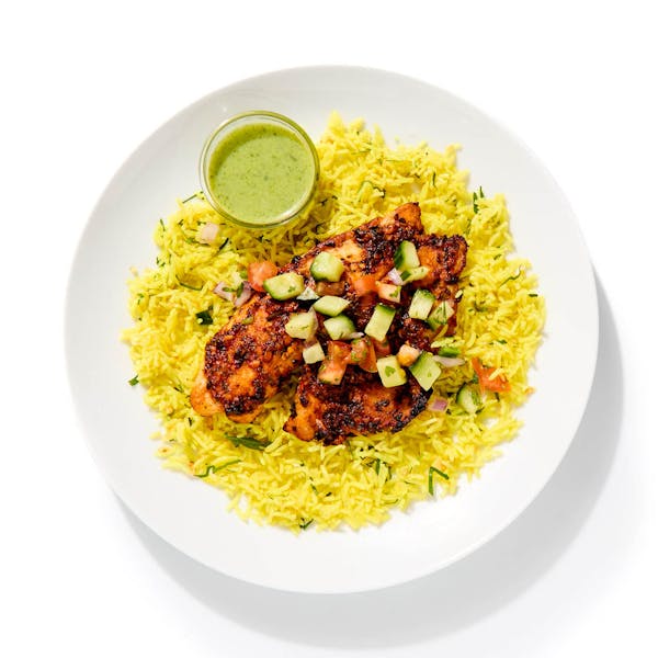 Masala Tilapia & Turmeric Rice