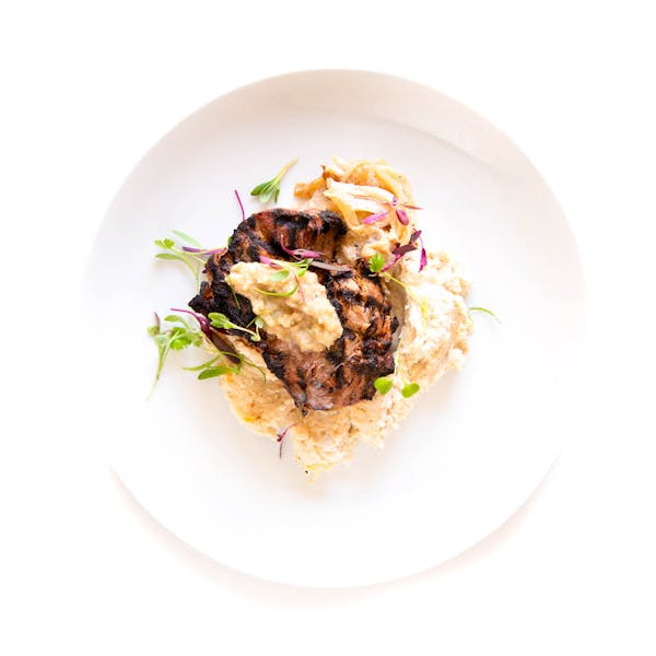 Grilled Pork Chop with Parsnip Purée