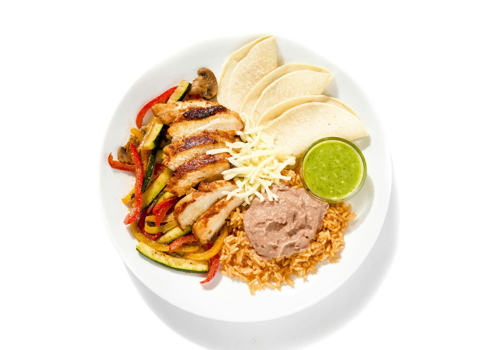 Chicken Fajita Cheese Tacos