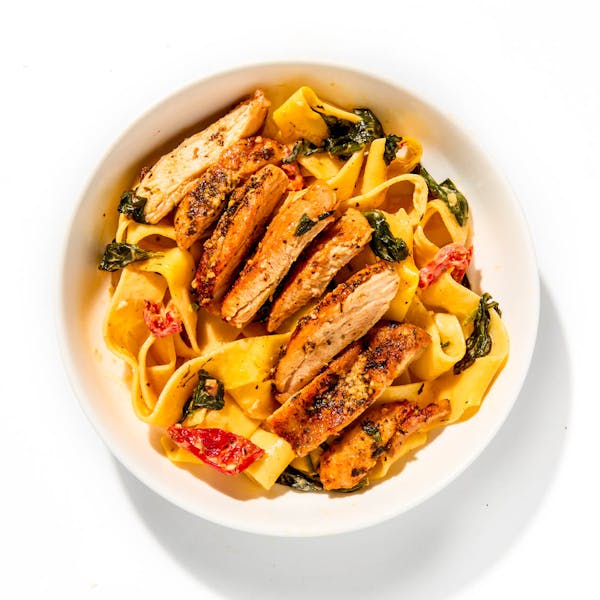 Tuscan-Baked Chicken Pappardelle