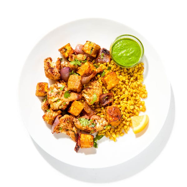 Tandoori-Roasted Tofu & Cauliflower