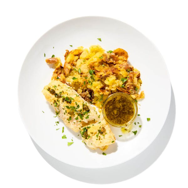 Codfish Piccata in a Capers & Lemon Sauce