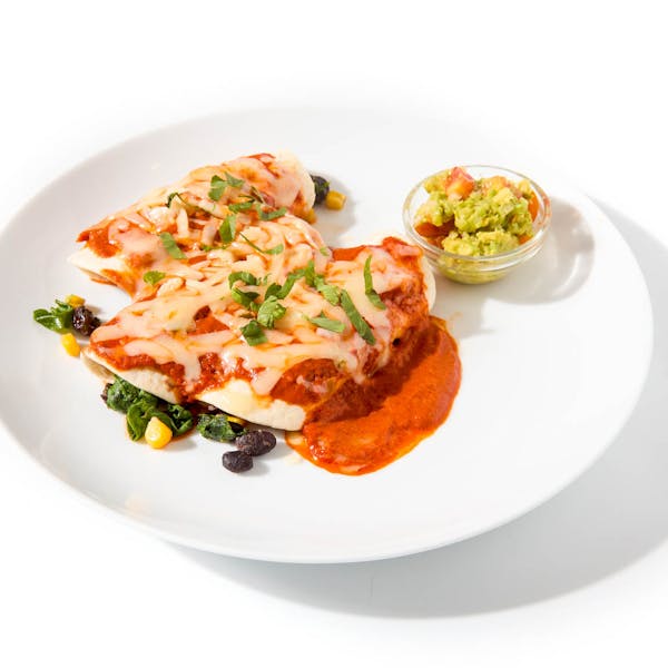 Cilantro-Lime Veggie Enchiladas