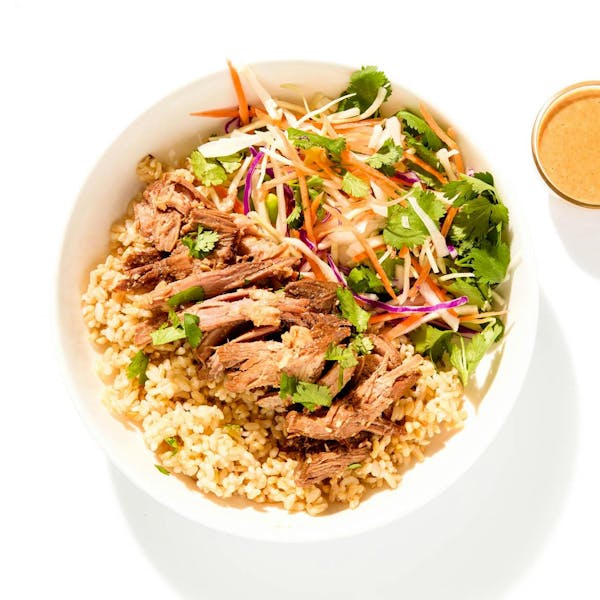 Pulled Pork Rice Bowl