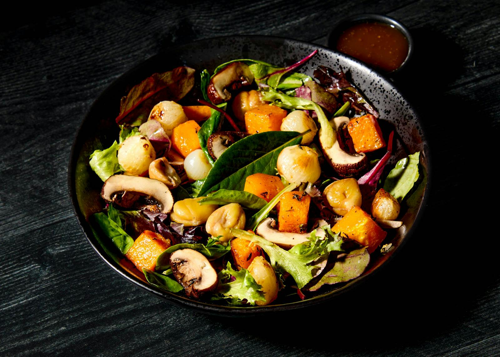 Roasted-Mushroom Salad