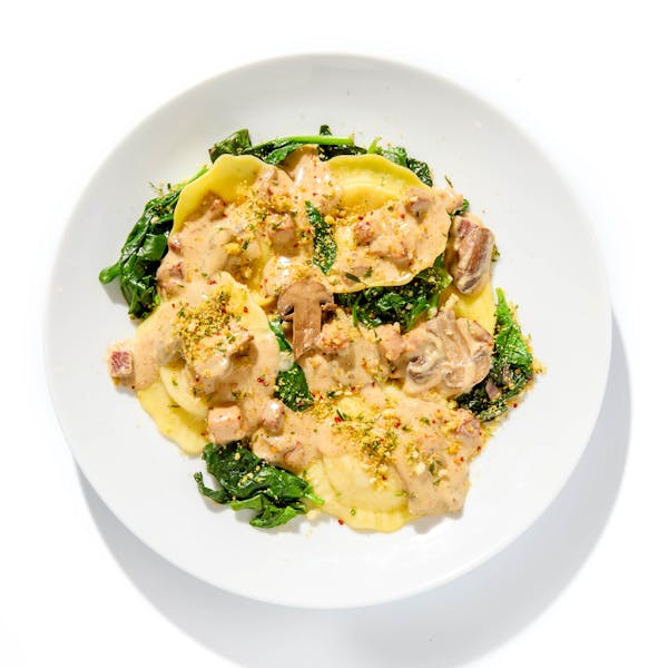 Creamy Four-Cheese Ravioli