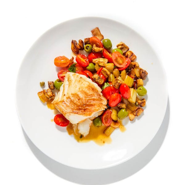 Cod Piccata with Caper-Lemon Sauce