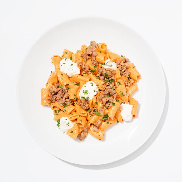 Spicy Sausage & Rigatoni Alla Vodka