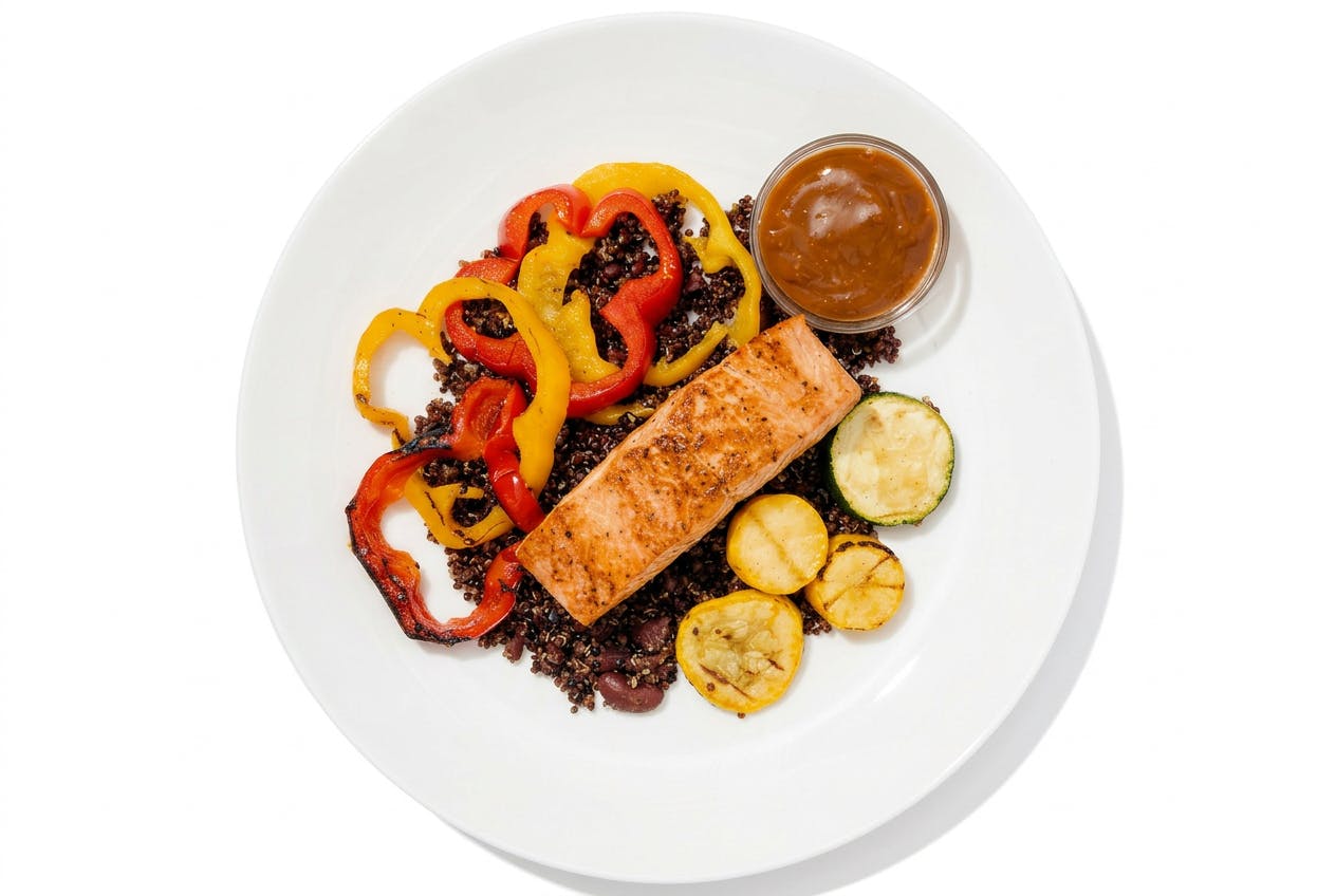 Spiced Salmon & Mango BBQ Sauce