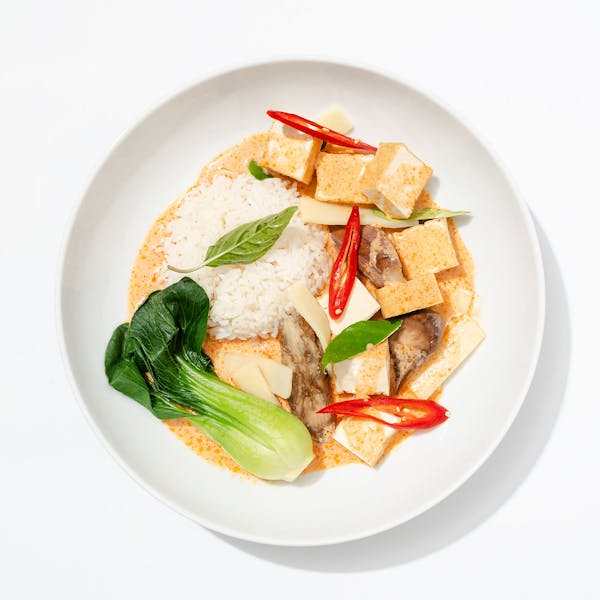 Tofu & Eggplant Thai Red Curry