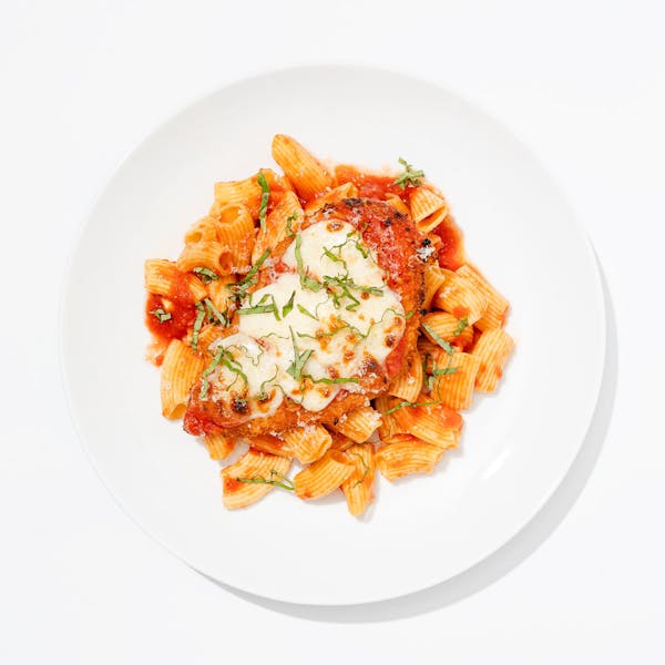 Chicken Parmesan with Rigatoni