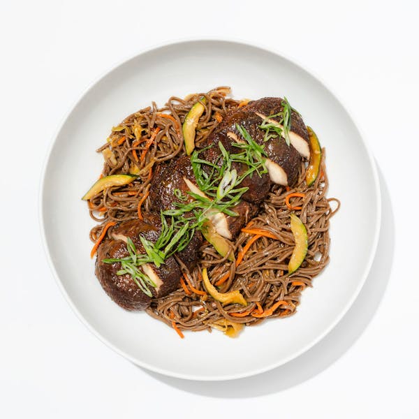 Miso-Glazed Mushroom & Soba Noodle Bowl