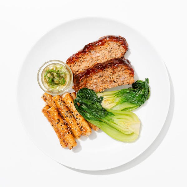 Teriyaki Ketchup-Glazed Meatloaf