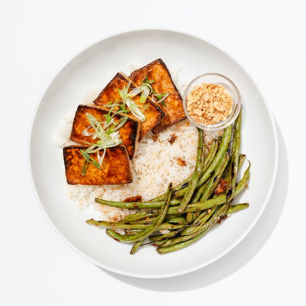 Kung Pao Tofu & Garlic Rice