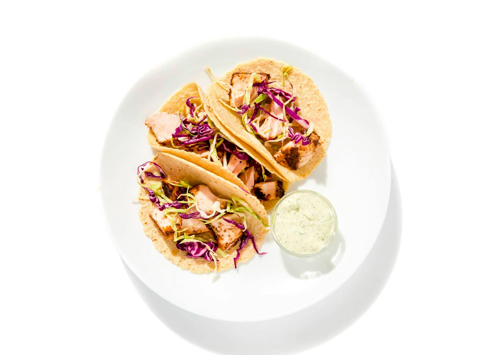 Seared Salmon Tacos