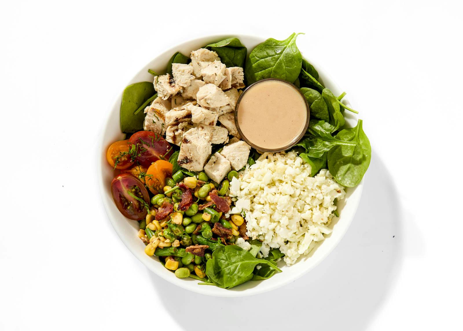 Succotash & Chicken Bowl