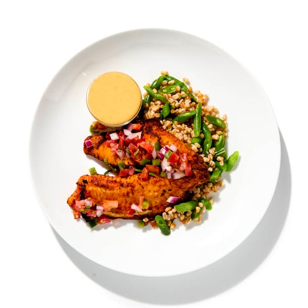 Smoked Tilapia & Farro