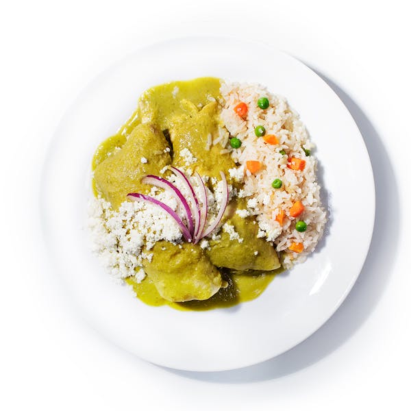 Chicken Poblano Enchiladas