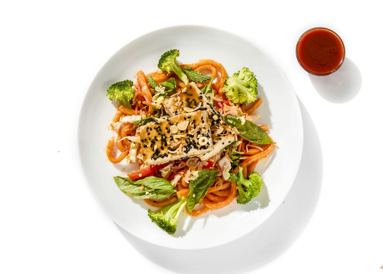 Miso Soy Tofu & Udon