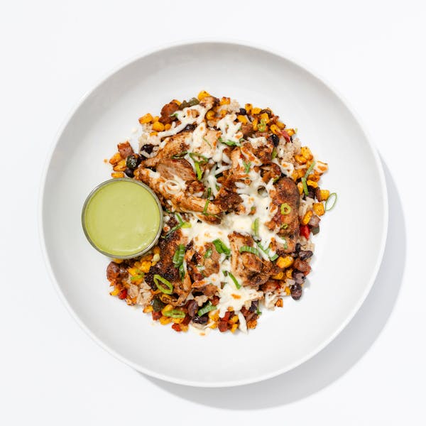 Shredded Chicken Taco Bowl