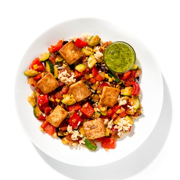 Baja-Infused Tofu & Beans