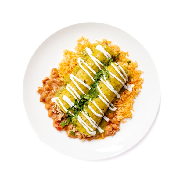 Chicken Enchiladas with Tomatillo Sauce