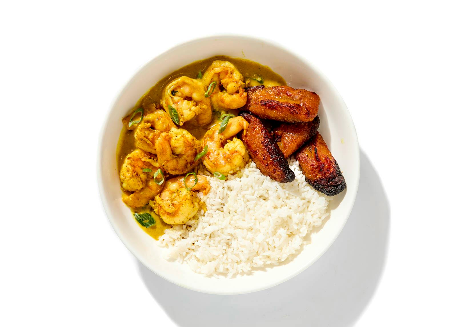 Trini Curried Shrimp