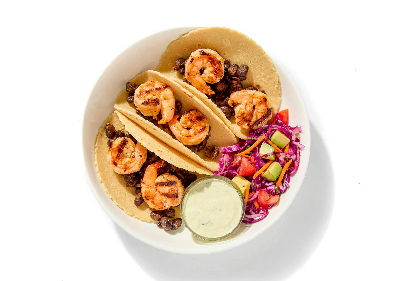 Charred Chili Shrimp Tacos