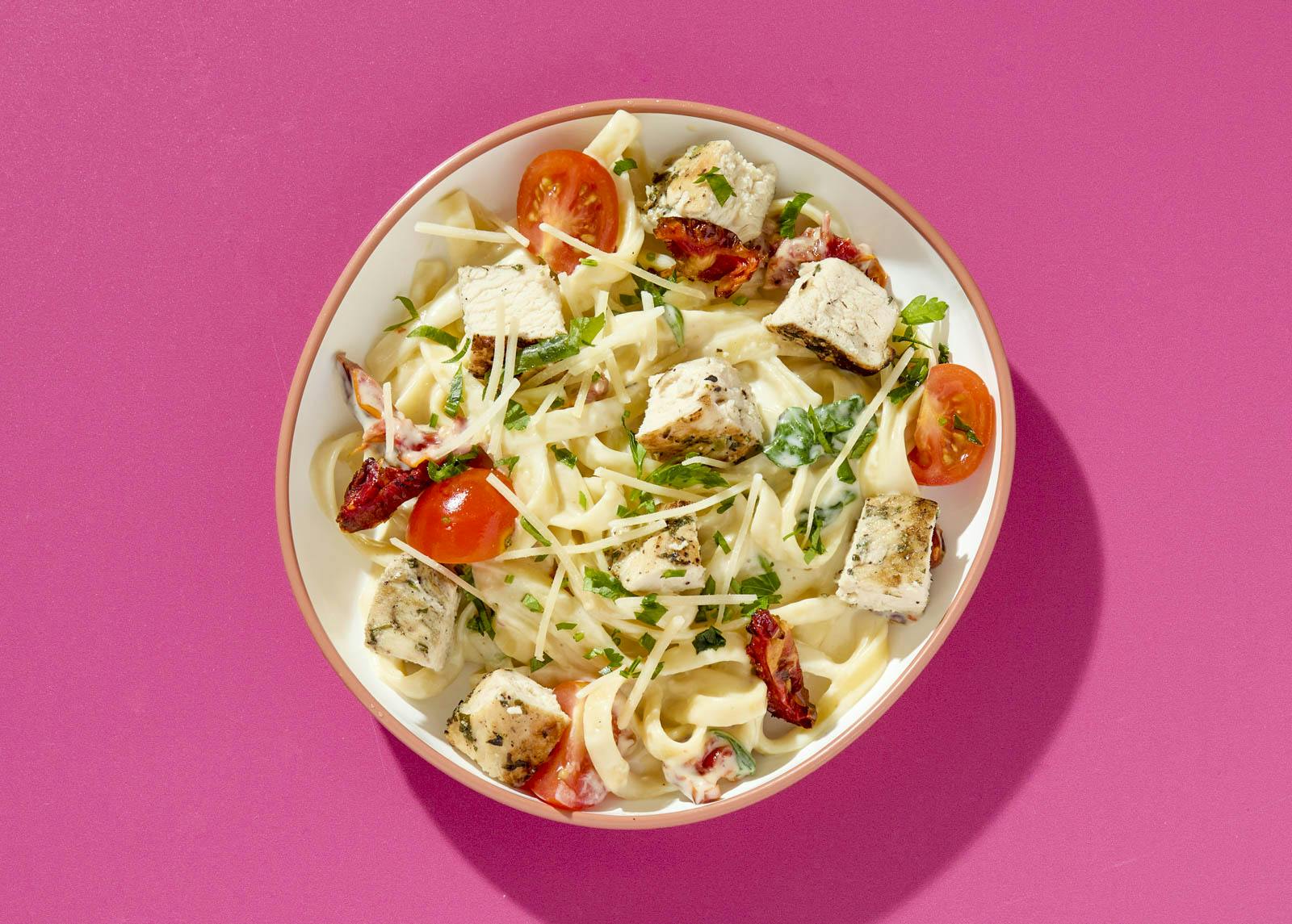 Chicken Tuscan Fettuccine