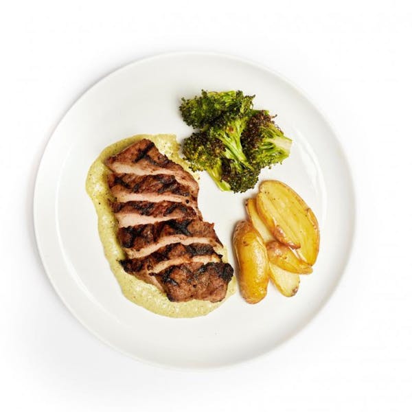 Grilled Grass Fed Rib-Eye Steak