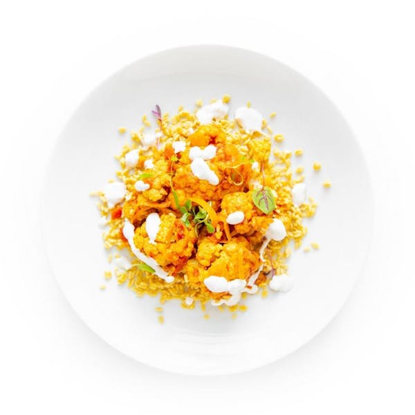 Indian-Spiced Roasted Cauliflower