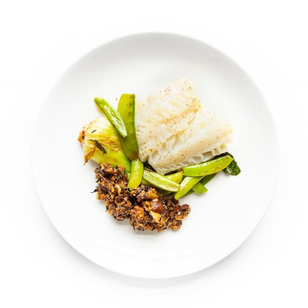 Baked Cod with Shiitake Mushrooms