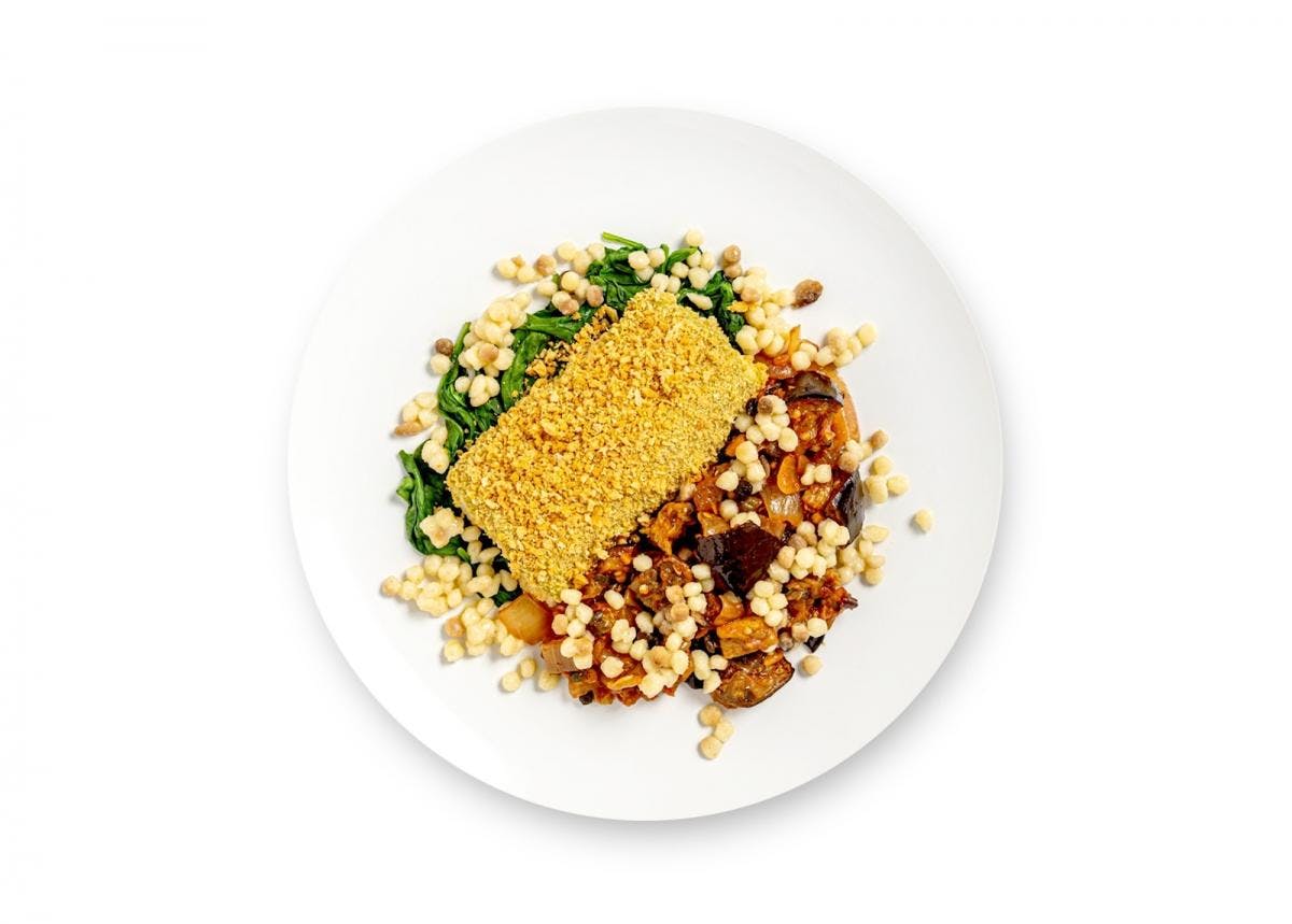 Basil-Crusted Cod