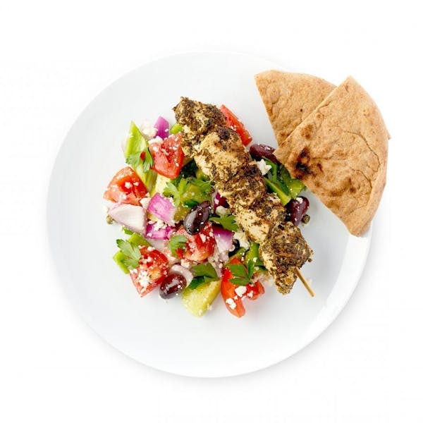 Traditional Chicken Souvlaki Skewer