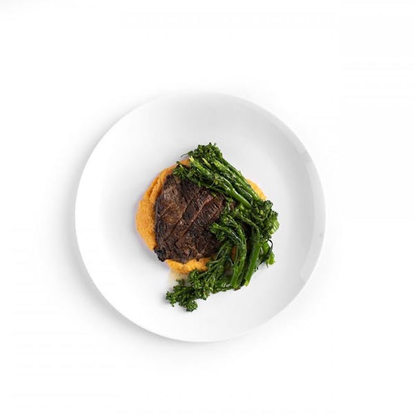 Grilled Flank Steak with Broccolini