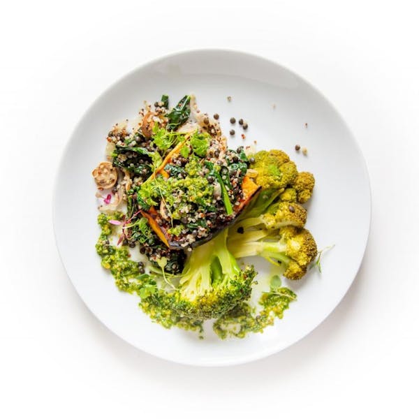 Lentil and Mushroom-Stuffed Delicata Squash