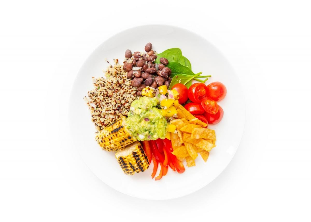 Taco Bowl with Black Beans and Quinoa