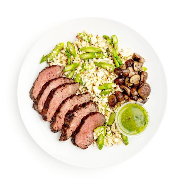 Grilled Herb-Marinated Hanger Steak