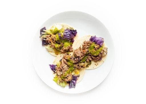 Short Rib Tacos with Tomatillo Salsa