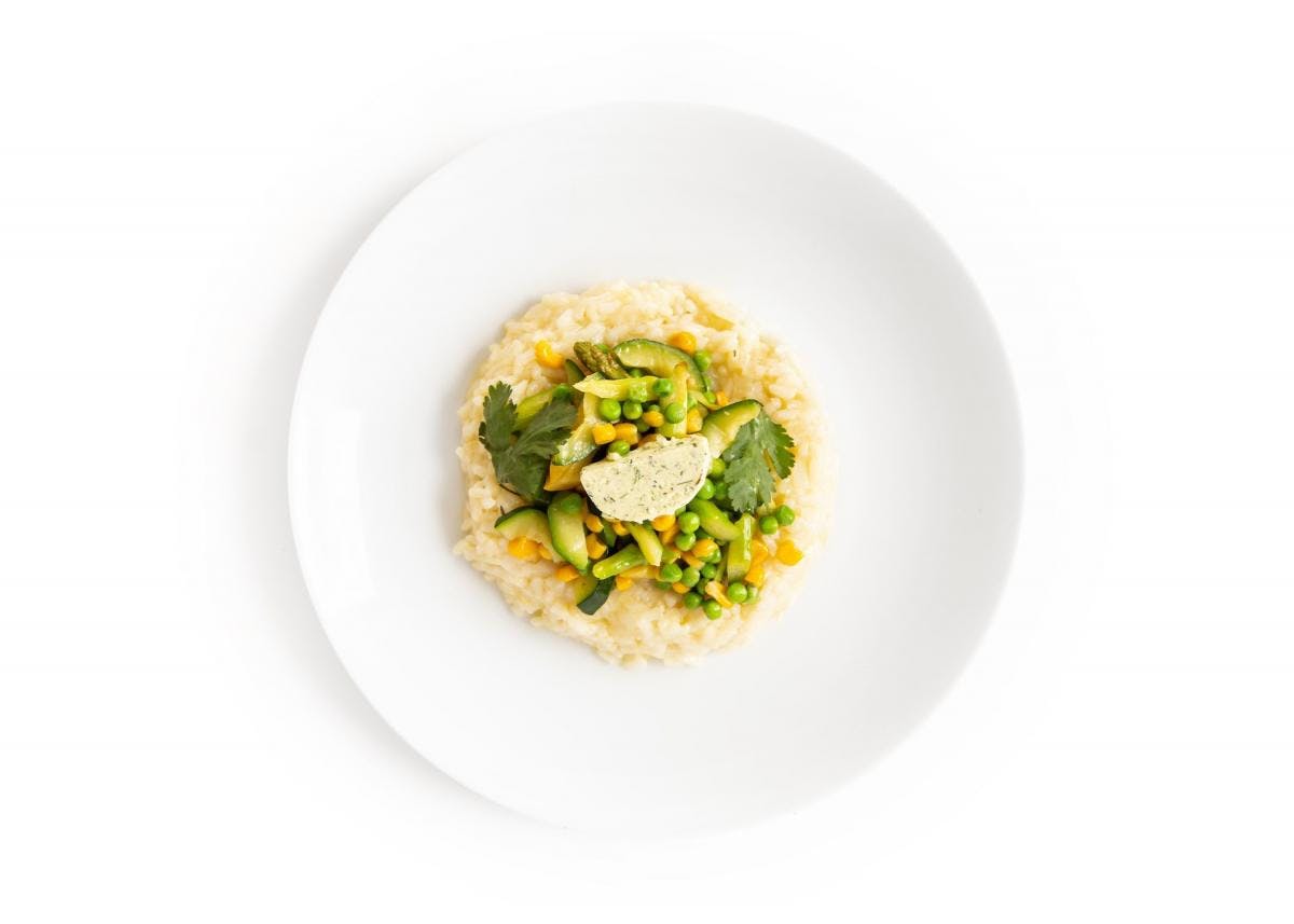 Asparagus and Spring Pea Risotto