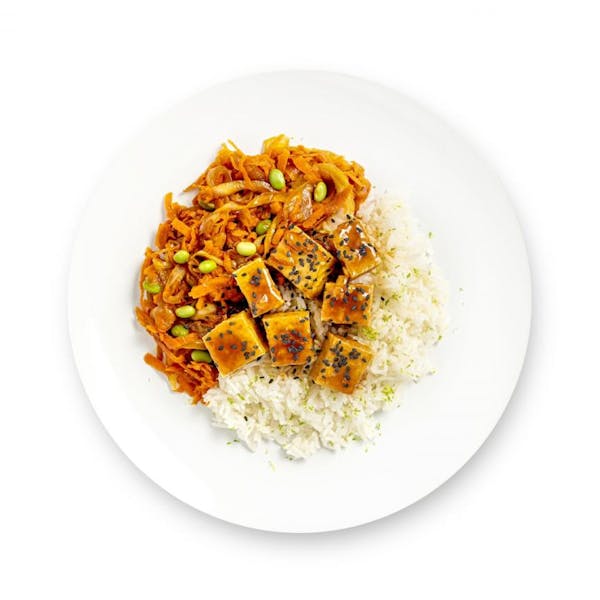 Fried Tofu Rice Bowl