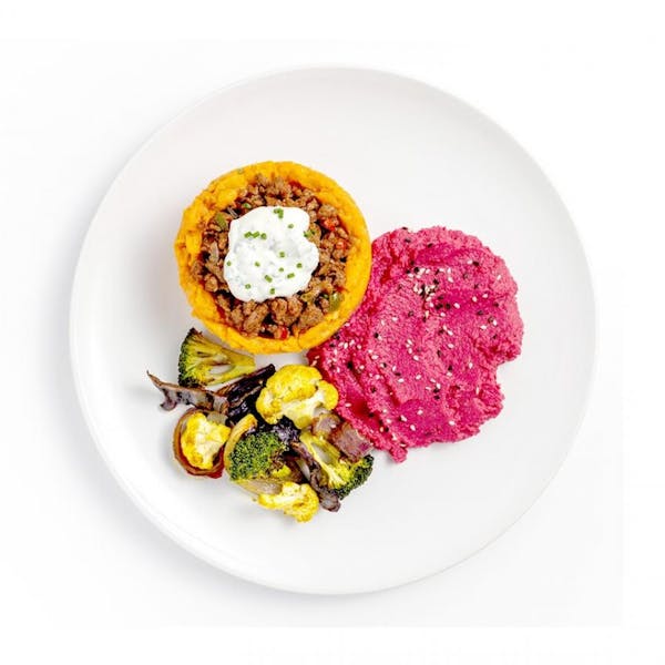 Sweet Potato Shepherd's Pie with Beyond Meat