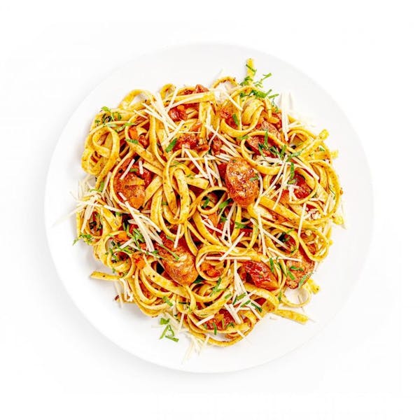 Smoky Chorizo Fettuccine