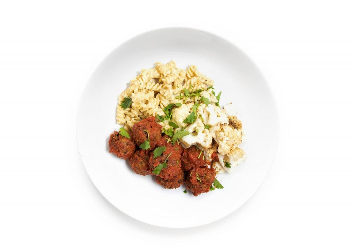 Lentil Meatballs in Smoky Tomato Sauce