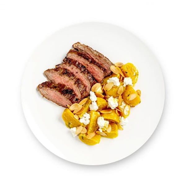 Pat's Grilled Bistro Steak with Beet Salad